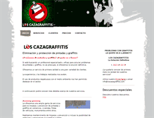 Tablet Screenshot of loscazagraffitis.com